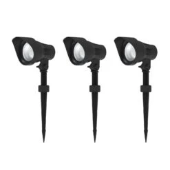 Living Accents Black Low Voltage 12 W LED Pathway Light 3 Pk