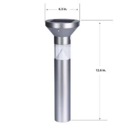 Feit OneSync Brushed Nickel Solar Powered 40 W LED Bollard Light 1 Pk -Westing Halo Shop 010b7d8d 3e05 42db b449 97f9482bfe3b