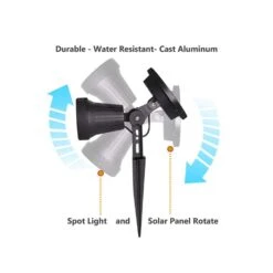 Classy Caps Solar Powered LED Spotlight 2 Pk 12 Classy Caps Solar Powered LED Spotlight 2 Pk -Westing Halo Shop 06a8a0e6 6f06 4326 99e5 2b356c0fa342