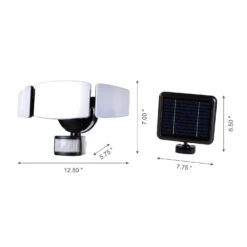 Glitzhome Dusk To Dawn Solar Powered LED White Security Floodlight -Westing Halo Shop 0b4bf621 fedf 4da2 a031 a493ce4738b8