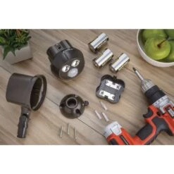 Mr. Beams Motion-Sensing Battery Powered LED Dark Brown Spotlight -Westing Halo Shop 1f0ad2a8 23df 4b73 9799 e9b1e7bc339c