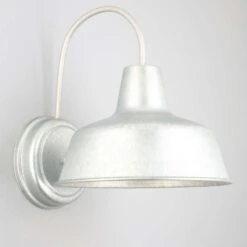 Design House Mason Galvanized Incandescent Outdoor Wall Fixture