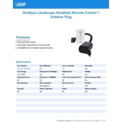 Feit OneSync 1 Ft. L Plug Adapter And Remote -Westing Halo Shop 24dc307a 5dfc 406b 9d92 c78d055f1e23