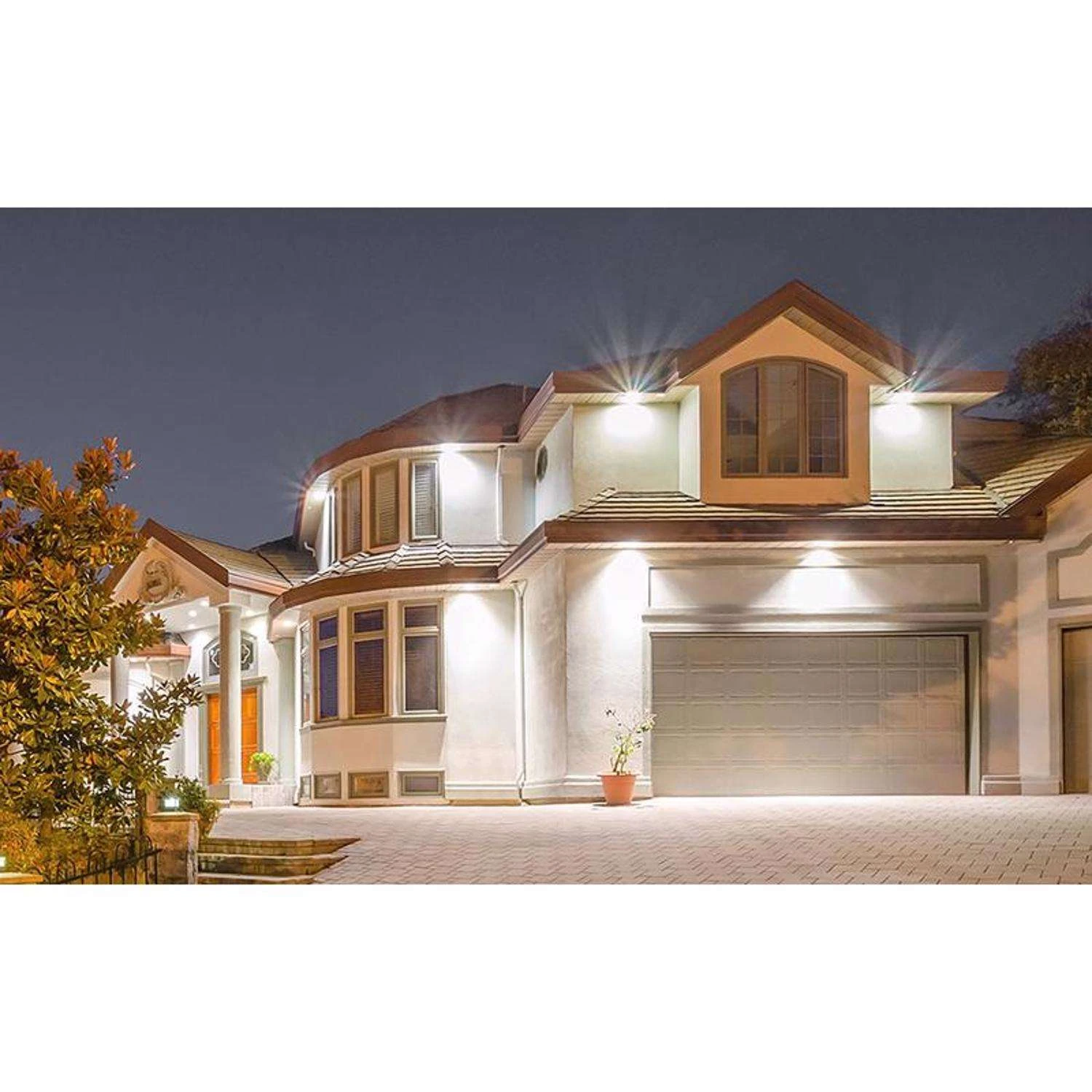 Feit LED Dusk To Dawn Hardwired LED Silver Security Floodlight 5 Feit LED Dusk To Dawn Hardwired LED Silver Security Floodlight - Image 3