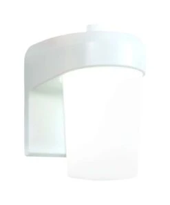 Halo White Dusk To Dawn LED Jelly Jar Light W/Photocell