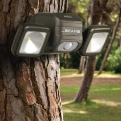 Mr. Beams High Performance Motion-Sensing Battery Powered LED Dark Brown Spotlight -Westing Halo Shop 322ccdc3 5f1e 4eb9 8686 f2695b2e6ad5