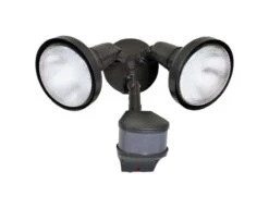 All-Pro Precision Plus Doppler Radar Motion-Sensing 270 Deg Incandescent Bronze Outdoor Floodlight H