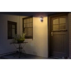 Heath Zenith Black Motion-Sensing Incandescent Wall Lantern -Westing Halo Shop 4e1576d9 d298 4d47 8ed1 3ced84a5713d