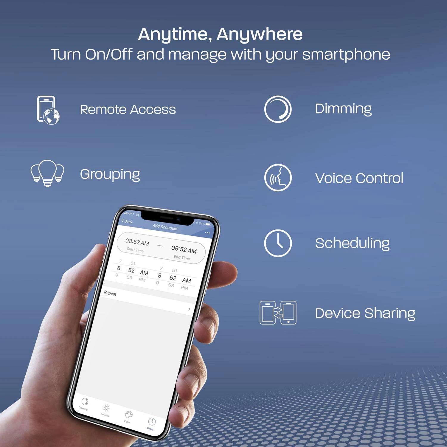 Feit Smart Home Motion-Sensing Hardwired LED White Smart-Enabled Security Floodlight 11 Feit Smart Home Motion-Sensing Hardwired LED White Smart-Enabled Security Floodlight - Image 9