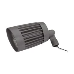 Sigma Engineered Solutions Switch Controlled LED Gray Outdoor Floodlight Hardwired