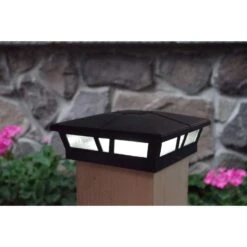 Classy Caps Black Solar Powered 1 W LED Post Cap Light 2 Pk 10 Classy Caps Black Solar Powered 1 W LED Post Cap Light 2 Pk -Westing Halo Shop 8aaf9ccc 7f06 4489 99cb b46f23803871