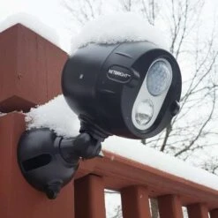 Mr. Beams NetBright Motion-Sensing Battery Powered LED Dark Brown Spotlight -Westing Halo Shop 8ad6242b 9822 466e a57f fef190b72c0a