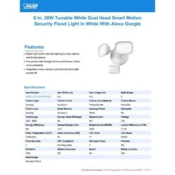 Feit Smart Home Motion-Sensing Hardwired LED White Smart-Enabled Security Floodlight 21 Feit Smart Home Motion-Sensing Hardwired LED White Smart-Enabled Security Floodlight -Westing Halo Shop 95f3f260 6dd1 4537 b8a2 50e29b9df854
