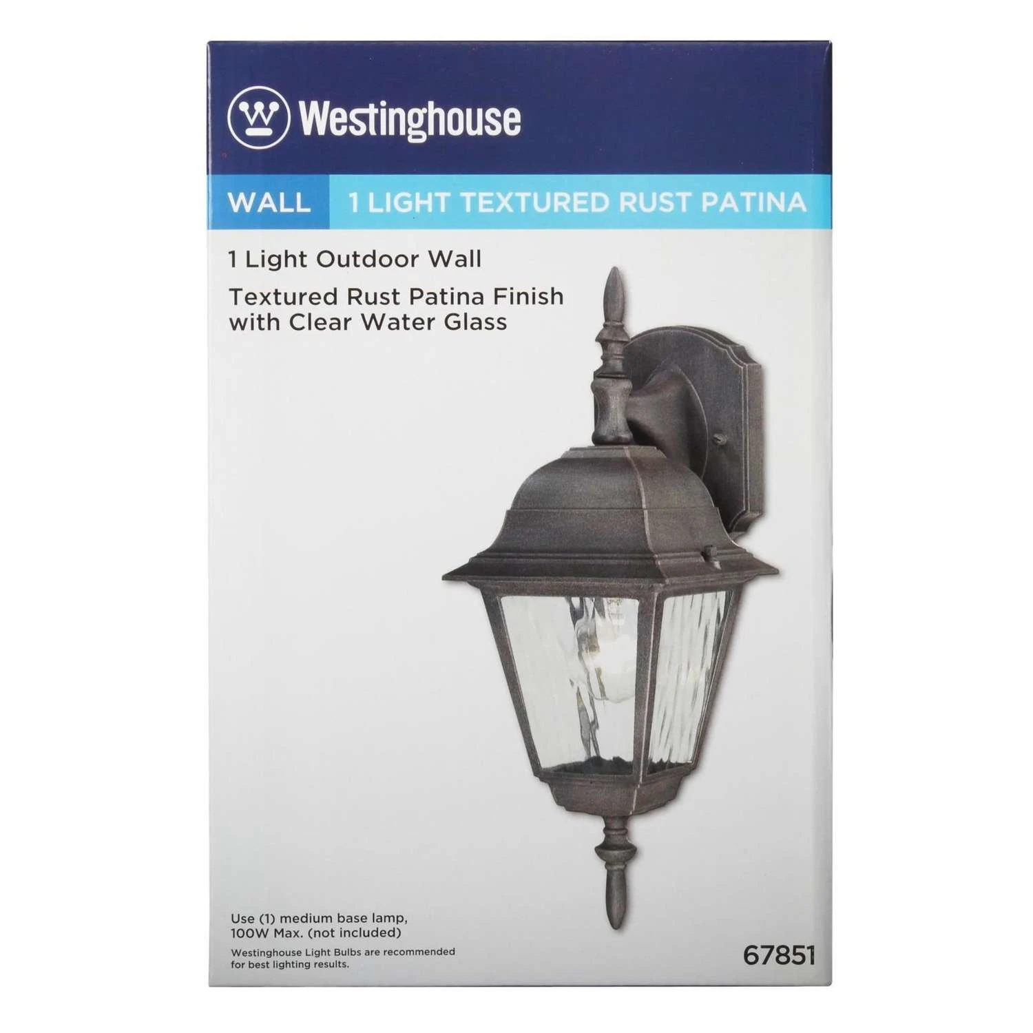 Westinghouse Patina Incandescent Wall Lantern 4 Westinghouse Patina Incandescent Wall Lantern - Image 2