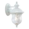 Design House Highland White / Gold Incandescent Outdoor Wall Fixture -Westing Halo Shop aa0a541f 1206 439a b6f8 6becabd4d943