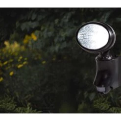 Classy Caps Black Solar Powered LED Security Light 1 Pk -Westing Halo Shop b2364bef ea10 4642 b1b9 953c858f81b3