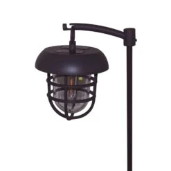 Living Accents Oil Rubbed Bronze Solar Powered LED Shepherd Hook Light 1 Pk