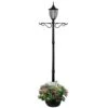 Sun-Ray Crestmont Gloss Solar Powered 1 W LED Lamp Post 1 Each -Westing Halo Shop c85440b2 c2f1 49f7 9ac6 305591837b6b