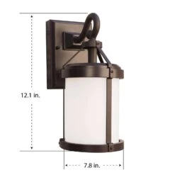 Feit Smart Home Bronze Dusk To Dawn LED Smart-Enabled Wall Lantern -Westing Halo Shop de5c3d75 f231 4aaa a754 dc027a716478