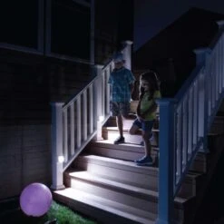 Mr. Beams Motion-Sensing Battery Powered LED White Stair Light -Westing Halo Shop deea2559 dd36 4de2 b3ca aa23a261a592