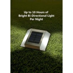 Classy Caps Silver Solar Powered LED Pathway Light 2 Pk 11 Classy Caps Silver Solar Powered LED Pathway Light 2 Pk -Westing Halo Shop e2590664 ce52 4a8a 992d 2672752bd402