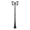 Gama Sonic Victorian BUlb Semi-Gloss Solar Powered 2.4 W LED Two Head Lamp Post 1 Pk -Westing Halo Shop e6ef4b83 57cb 4077 8af0 c249fdb78efa
