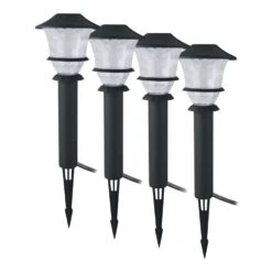 Living Accents Low Voltage 4.8 W LED Pathway Light And Spot Light Kit 4 Pk